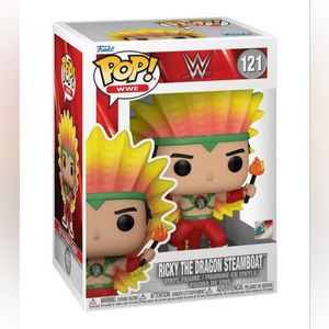 WWE Ricky The Dragon Steamboat #121 Funko Pop! Vinyl Figure NEW HOF